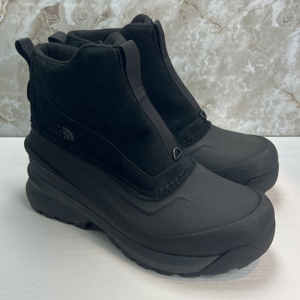 The North Face Chilkat V Zip Waterproof Winter Boots Men's Size 9 Black NF0A5LW4